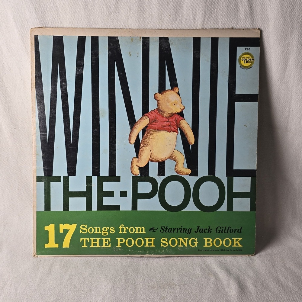 Songs From The Pooh Song Book 1952‎ LP Starring Jack Gilford